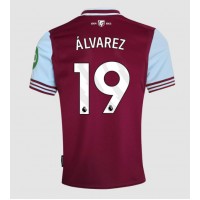 Camisa de Futebol West Ham United Edson Alvarez #19 Equipamento Principal 2024-25 Manga Curta